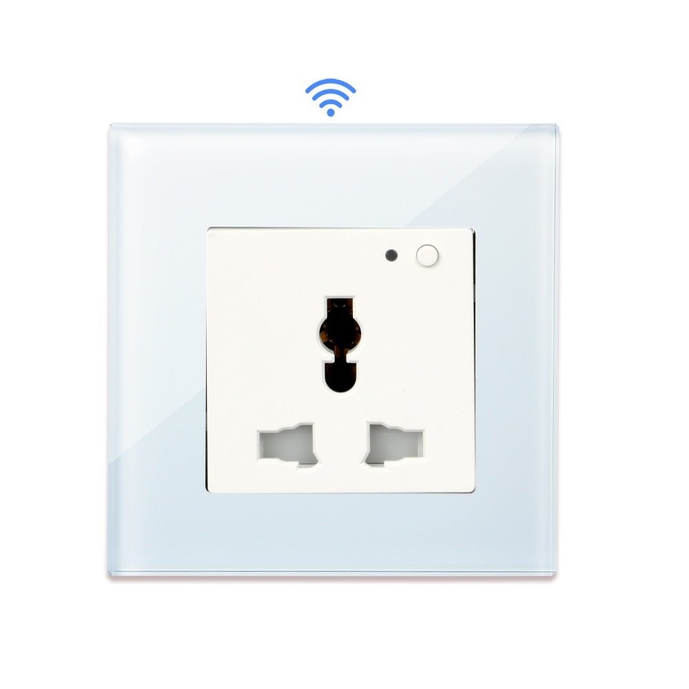 13A outlet wifi smart power plug wall socket UK 3 pin socket